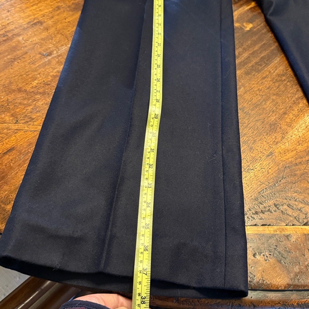 Jaeger women’s Navy Dress 100% Wool Pants size 10 EUC- like New - Picture 7 of 9